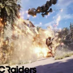 An ARC Rocketeer firing at a Raider trying to complete Arc Raiders Phantom Targets Part Two