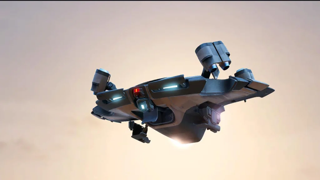 An ARC Vaporizer flying in the sky