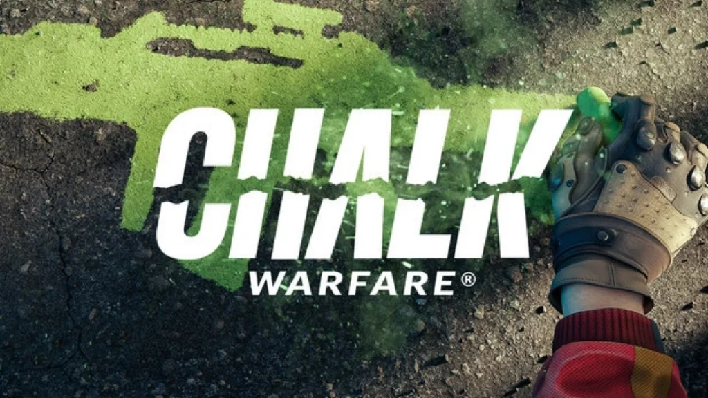 The cover of Chalk Warfare shown in the Chalk Warfare game reveal trailer