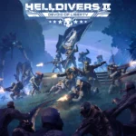 The cover for the Helldivers 2 Devoid of Liberty update showing Helldivers and SEAF soldiers fighting alongside each other as Illuminate forces close in around them