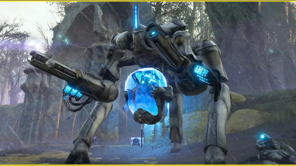 The Gatekeeper of the Helldivers 2 Illuminate Appropriators ready for action